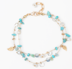 Simply Noelle Dainty Beaded Pearl Bracelet