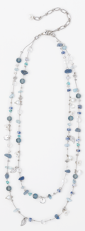 Simply Noelle Dainty Beaded Pearl Necklace