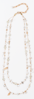 Simply Noelle Dainty Beaded Pearl Necklace