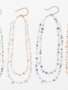 Simply Noelle Dainty Beaded Pearl Necklace (4-Colors)