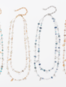 Simply Noelle Dainty Beaded Pearl Necklace