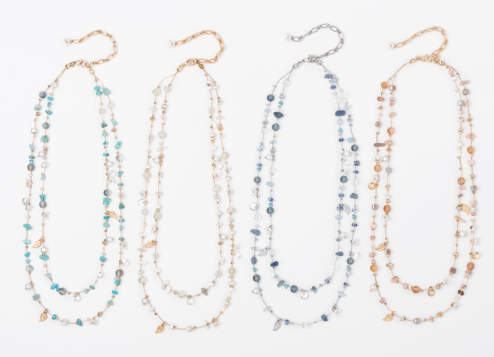 Simply Noelle Dainty Beaded Pearl Necklace