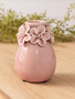 Pink Floral Ceramic Vase