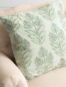 Stonewashed Leaf Pillow