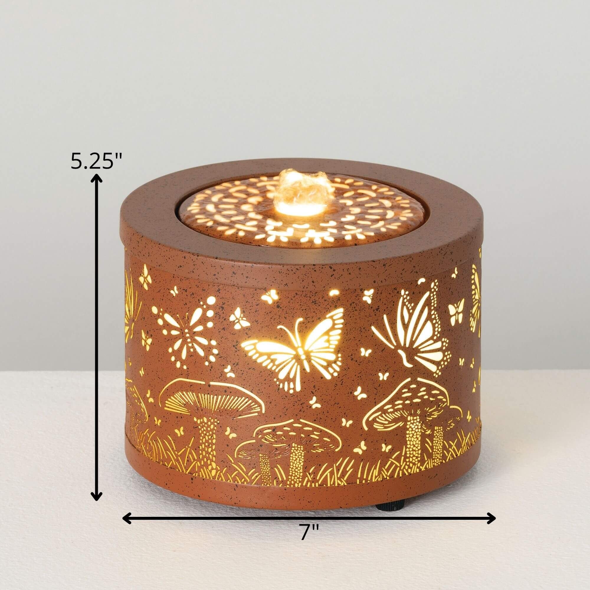 LED Butterfly Tabletop Fountain