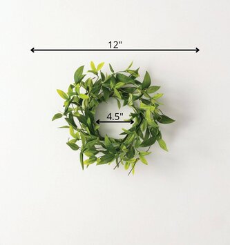 Ruscus Twig Candle Ring