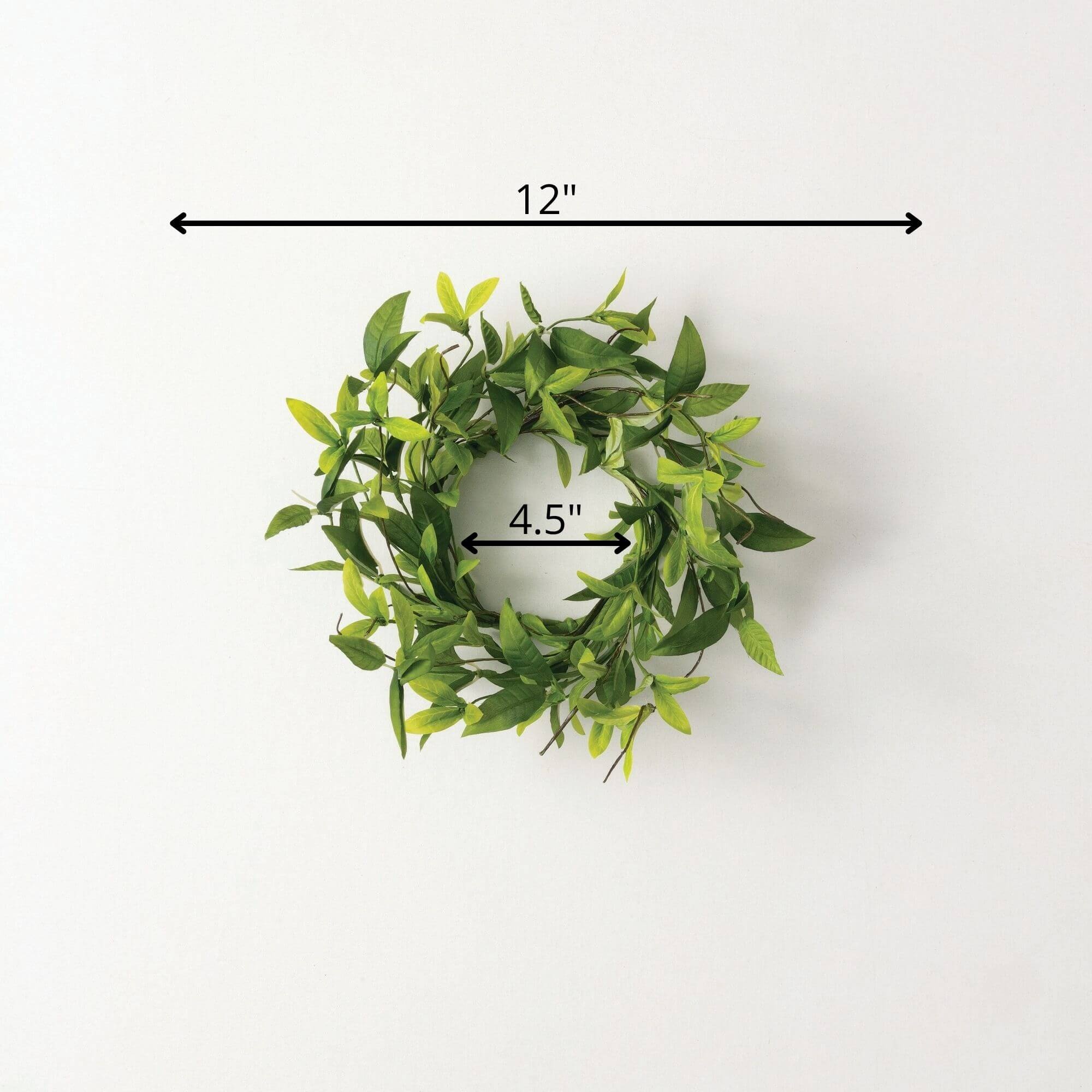 Ruscus Twig Candle Ring