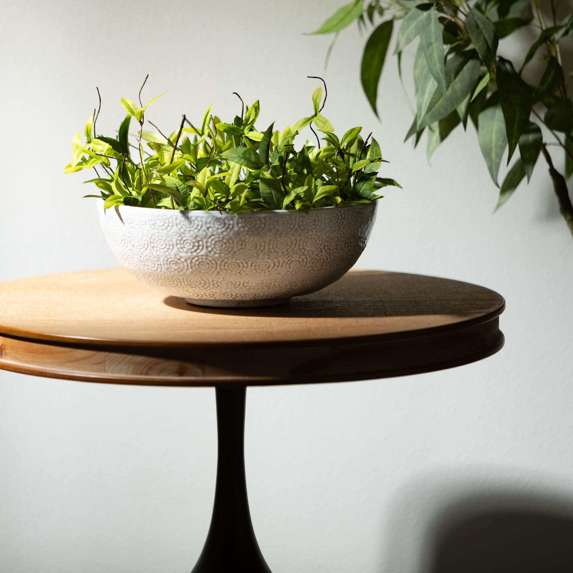Ruscus Twig Candle Ring