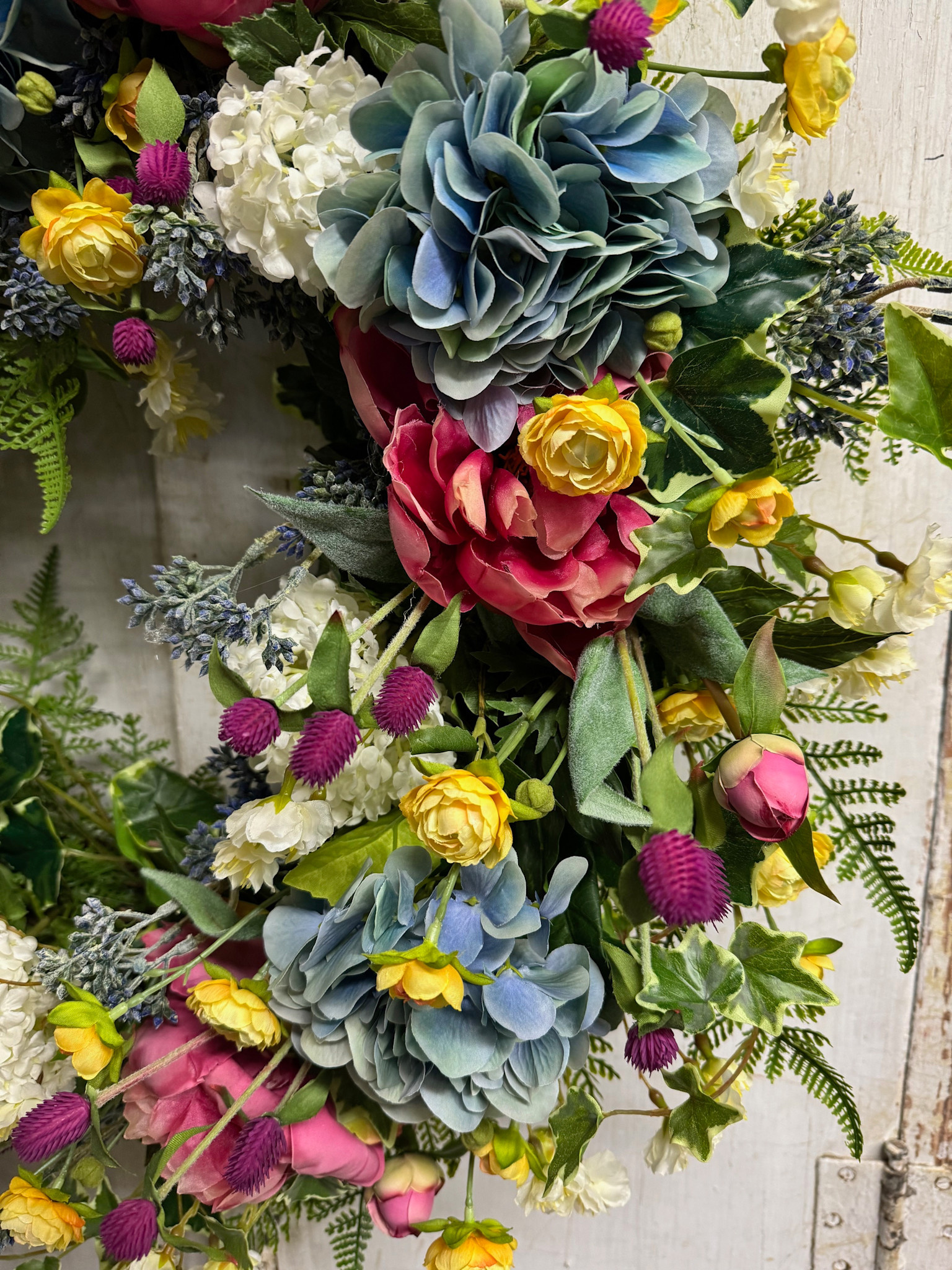 Custom Spring Garden Wreath