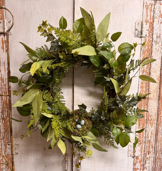 Custom Robin's Nest Wreath