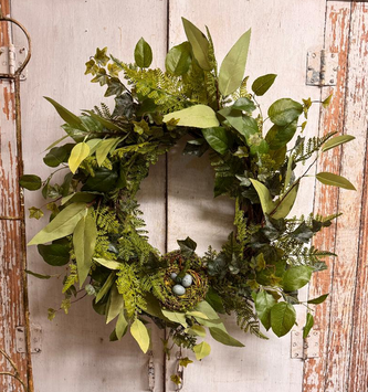 Custom Robin's Nest Wreath