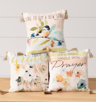 Small Inspirational Pillow (3-Styles)