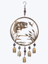 Metal Leaping Fish Wind Chime