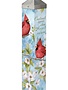 20" Little Cardinal Dogwood Art Pole