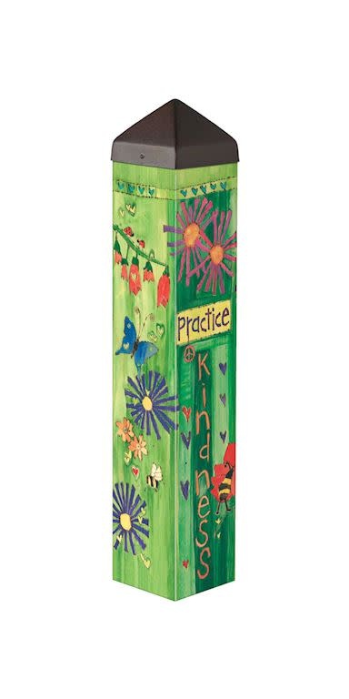 20" Bee Kind Art Pole