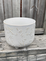 Large White Floral Container