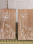 Wooden Engraved Dandelion Art (2-Styles)