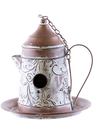 Copper Finish Coffee Pot Bird Feeder