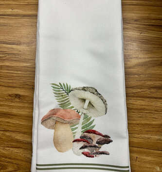 Garden Mushroom Tea Towel (3-Styles)