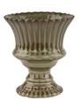 Green Stoneware Compote