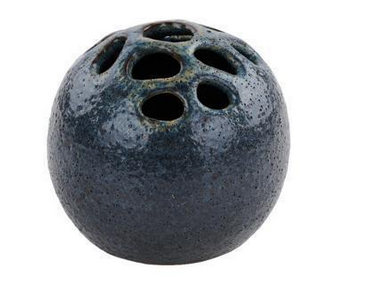 Small Pottery Floral Frog Vase