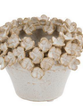Stoneware Hydrangea Petal Container (2-Sizes 2-Colors)-