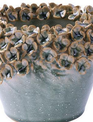 Stoneware Hydrangea Petal Container (2-Sizes 2-Colors)-