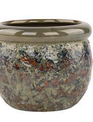 Green Textured Terracotta Container (2-Sizes)