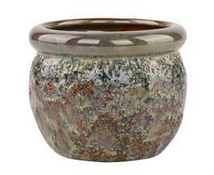 Green Textured Terracotta Container (2-Sizes)