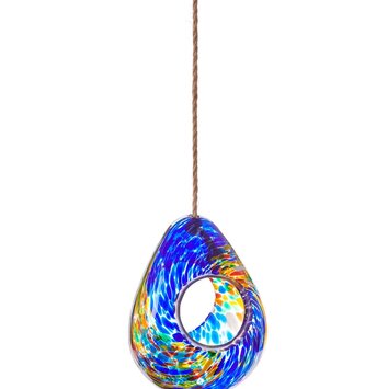 Fused Glass Bird Feeder