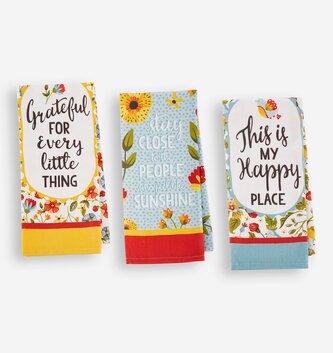 All Smiles Teal Towel (3-Styles)