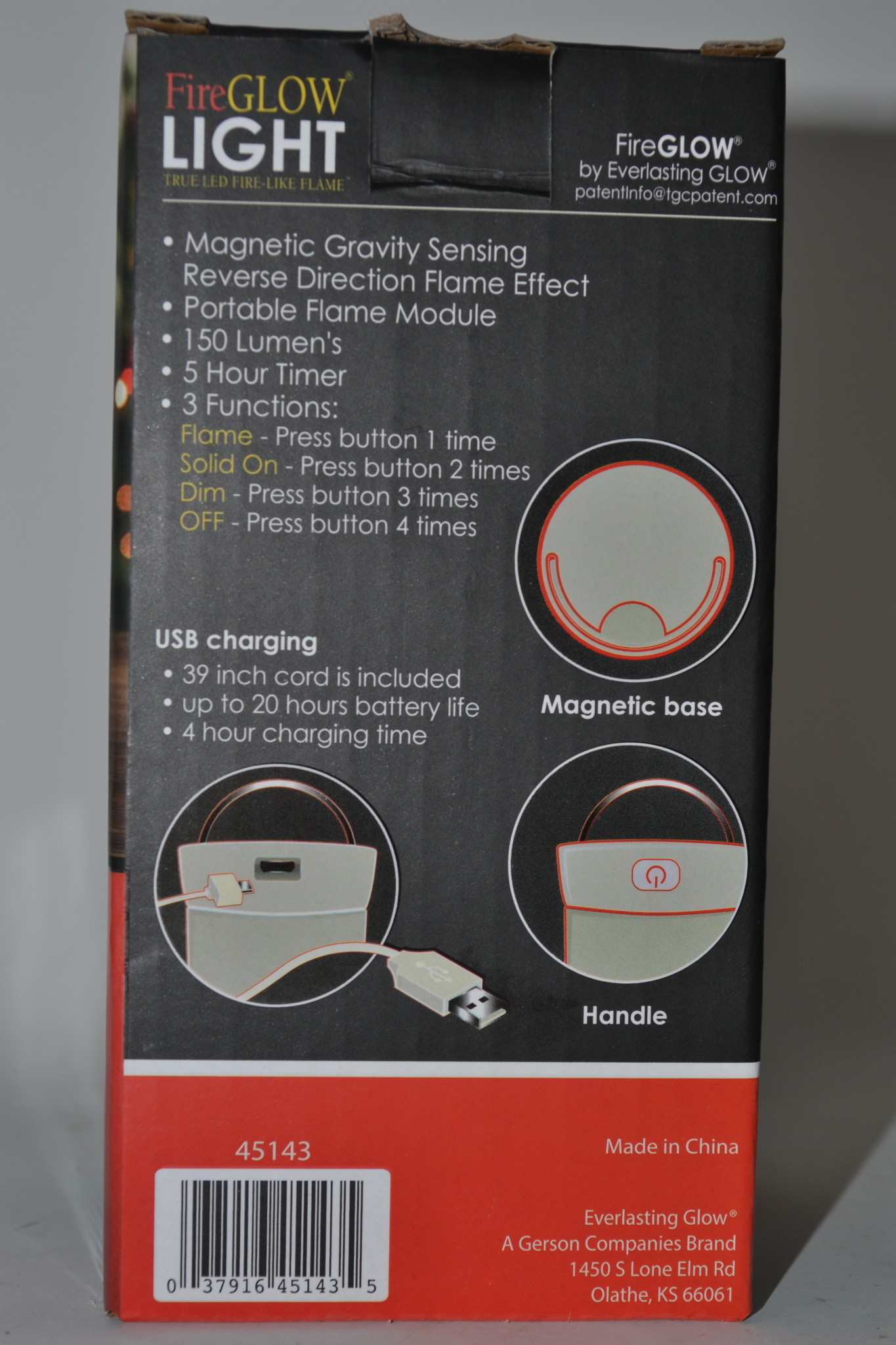 Fireglow LED Lantern Light (2-Sizes)
