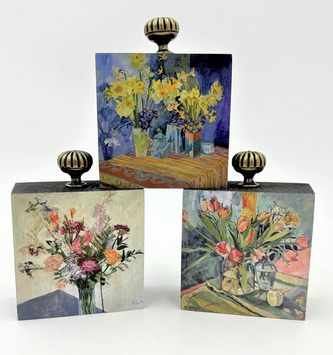 Floral Decorative Block Sign (3-Styles)