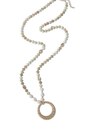 Green Fauceted Crystal Stone Necklace
