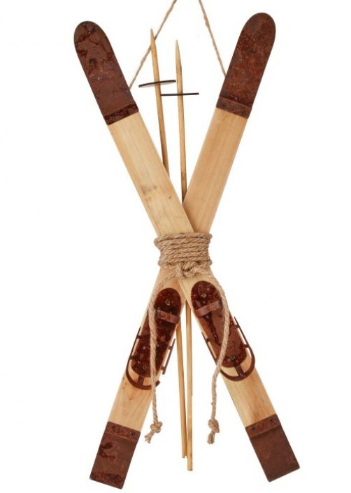 Winter Snow Ski Ornament