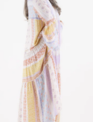 Original USA Floral Striped Tiered Shirt Dress By: Original USA