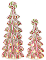 Set of 2 Ribbon Candy Trees