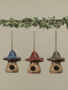 Ceramic Glazed Mushroom Birdhouse (3-Styles)