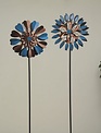 Small Blue & Bronze Kinetic Wind Spinner (2-Styles)