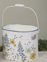 Oval Metal Wildflower Pail (2-Sizes) Oval Metal Wildflower Pail (2-Sizes)