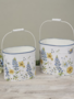 Oval Metal Wildflower Pail (2-Sizes)