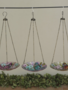 Hanging Fused Glass Butterfly Birdfeeder (3-Styles)