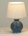 Round Textured Ceramic Lamp