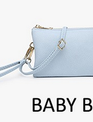 Riley 3 Compartment Crossbody Wristlet (8-Colors)