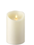 Blow Flame Ivory Pillar Candle (2-Sizes)