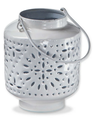 Aura Enamel Lantern White