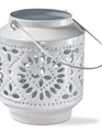 Aura Enamel Lantern White