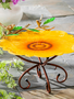 Metal Bird Bath w/ Stand (2-Styles)