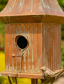 Copper Finish Powder Coated Iron Birdhouse Stake (6-Styles)