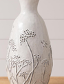 Debossed Botonical Vase